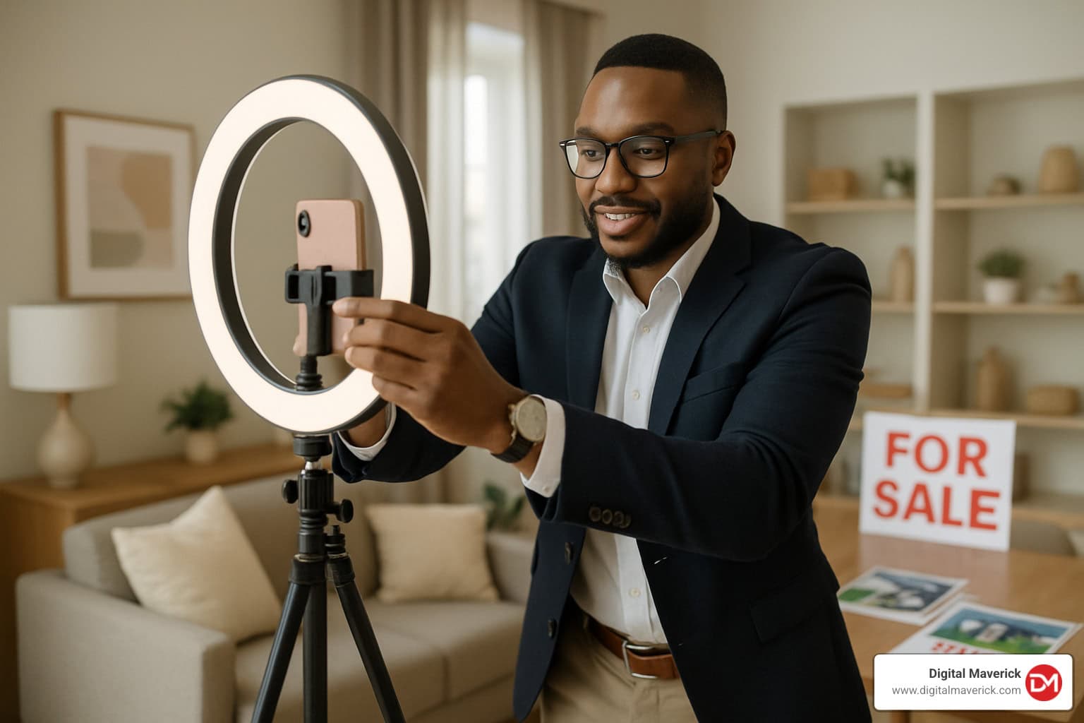 Instagram reel setup for real estate content creation - how to generate real estate leads