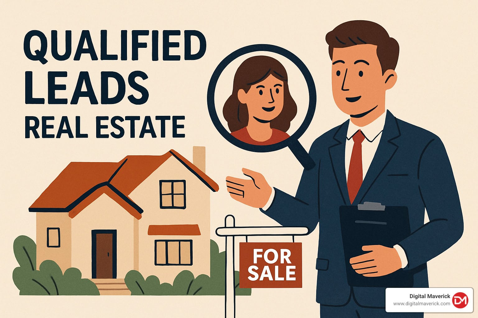 CRM dashboard showing lead scoring and qualification metrics - qualified leads real estate